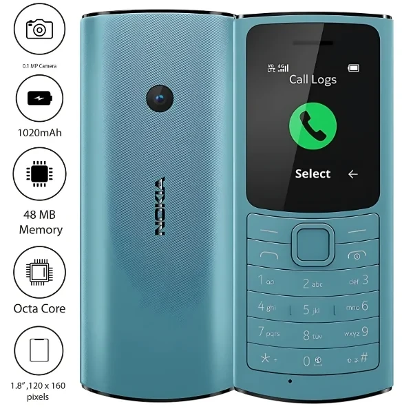 Mobitel mobile new new nokia 110slider phone in UK, classic mobile phone all colors